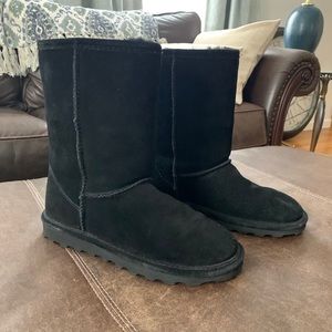 Black womens BEARPAW boots